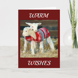 WARME WENSEN VAN GEITEN MET TRUIEN MET KERST KAART