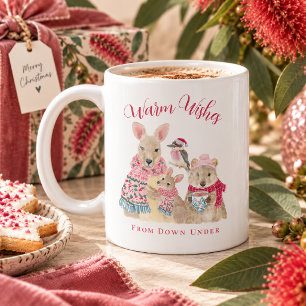 Warme Wensen Van Onder Uit Australische Kerst Koffiemok