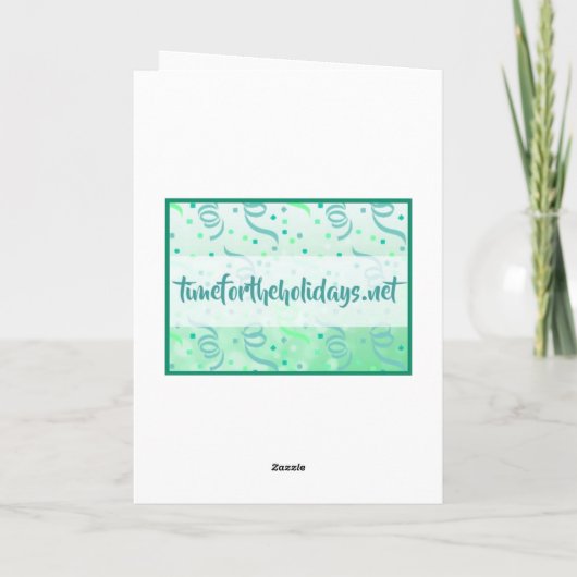 Warme wensen verzenden van de Snowbirds Christmas Kaart (Achterkant)