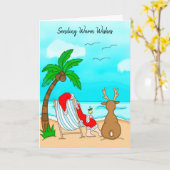 Warme wensen verzenden van de Snowbirds Christmas Kaart (Gele Bloem)