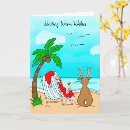 Warme wensen verzenden van de Snowbirds Christmas Kaart (Gele Bloem)