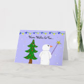 Warme Wensen voor u Feestdagen Kaart (Voorkant)