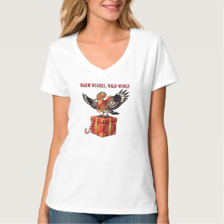 Warme Wensen Wilde Vleugels Hop Christmas Cadeau O T-shirt