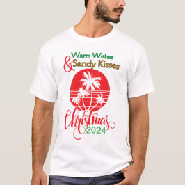 Warme wensen & Zandkusjes – Kerst 2024 T-shirt