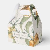 Warme Winter Charmant Kerstmis Custom Bedankdoosjes (Achterkant)