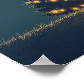 warme winterkerst poster (Hoek)