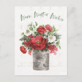 Warme winterwensen feestdagenkaart (Voorkant)