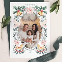 Warme Wishes Botanical Rocking Horse Kerstmis