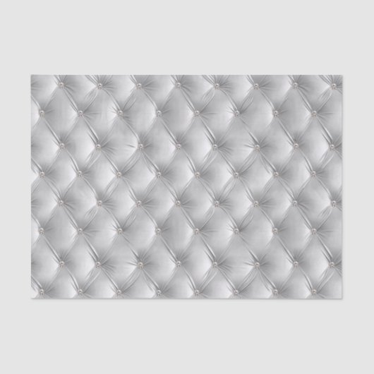 Warme Zachte Grijze Chic Faux Velvet Tissuepapier (Voorkant)