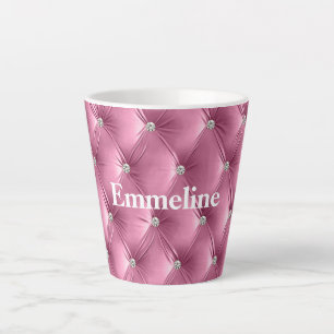 Warme Zachte Roze Faux Velvet Latte Mok