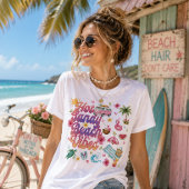Warme Zandstrand Sfeer Zomer Tri-Blend Shirt