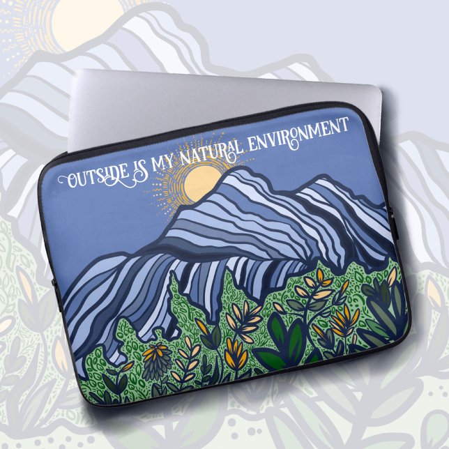 Warme Zon Dag Laptop Sleeve (Creator heeft geüpload)