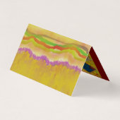 Warme zon en maïs kunst ontwerp abstract Dank u Kaart (Achterkant)