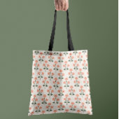 Warme Zonsondergang Vintage Botanische Weide Tote Bag