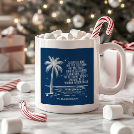 Warmer Wonderland Beach Palm Tree Christmas Koffiemok