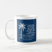 Warmer Wonderland Beach Palm Tree Christmas Koffiemok (Links)