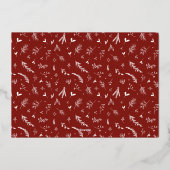 Warmest Gewenst de Kaart van de Holiday van de Fot (Achterkant)