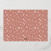 Warmest Gewenst de Kaart van de Holiday van de Fot (Achterkant)