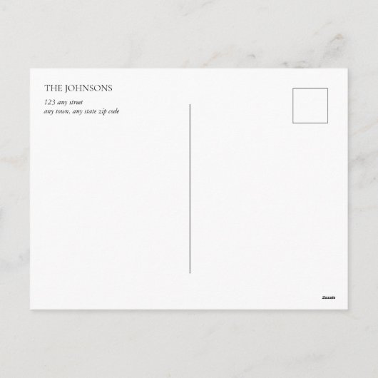 Warmest Goudwinter Botanische Foto Holiday Feestdagenkaart (Achterkant)