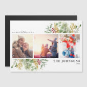 Warmest Goudwinter Botanische Foto Magnet (Voorkant / Achterkant)