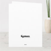 Warmest wenst een op Tea-specifieke feestdag-groet Kaart (Achterkant)