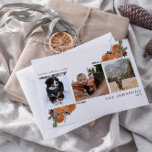 Warmest wil Boho Citrus Botanical 3 Foto Holi Feestdagenkaart<br><div class="desc">Maak kennis met ons Warmst WEERT Boho Citrus Botanical Photo Holiday Briefkaart! Deze mooie kaart bevat drie van je favoriete foto's, kunstmatig versierd met waterverf plantaardig van citrusvruchten, pijnboompens, steranijs en kaneel. Het is de perfecte manier om vakantiegroeten naar je vrienden en familie te sturen! De nieuwste productsuite van dit...</div>