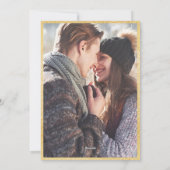 Warmest Wish Typographic Message Photo Collage Feestdagenkaart (Achterkant)