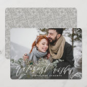 WARMEST WISHES FEESTDAGENKAART (Voorkant / Achterkant)