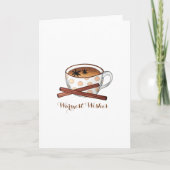 Warmest Wishes Masala Chai Indian Spiced Tea Cup Kaart (Voorkant)