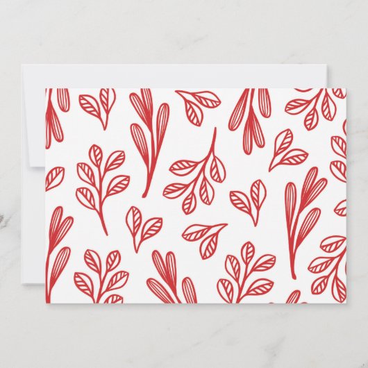 Warmest wishes Photo Card Kaart (Achterkant)