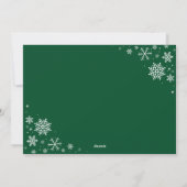 Warmest Wishes This Christmas Cute Family Photo Feestdagenkaart (Achterkant)