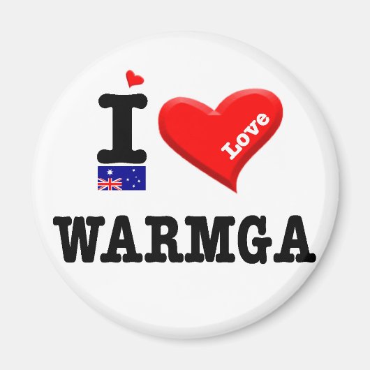 WARMGA - I Love Magneet (Voorkant)
