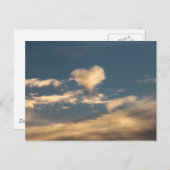 Warmgevormd wolk briefkaart (Voorkant / Achterkant)