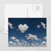 Warmgevormd wolk briefkaart (Voorkant / Achterkant)