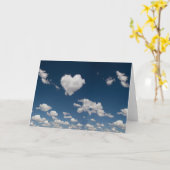 Warmgevormd wolk kaart (Gele Bloem)