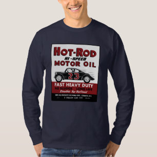 warmgewalst motorolietinkt t-shirt