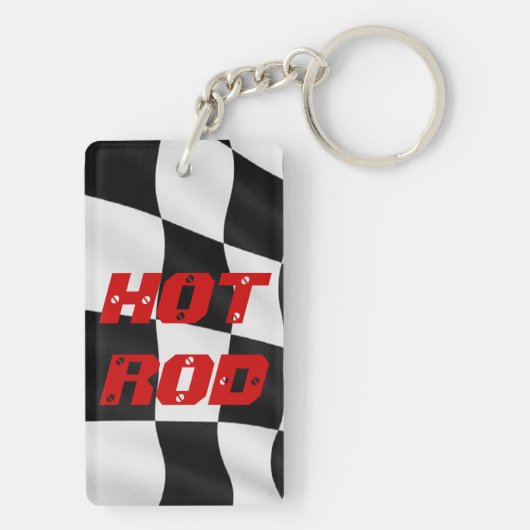 warmgewalste autowrak sleutelhanger (achterkant)