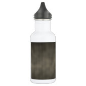 Warmgrijze Goth Ombre Achtergrond Kunst Waterfles (Links)