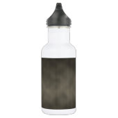Warmgrijze Goth Ombre Achtergrond Kunst Waterfles (Rechts)