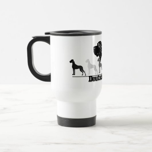 Warmhaltetasse Doggen Reisbeker (Links)