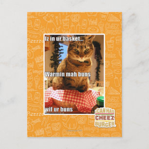 Warmin mah broodjes briefkaart