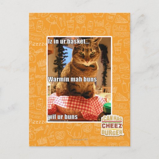 Warmin mah broodjes briefkaart (Voorkant)