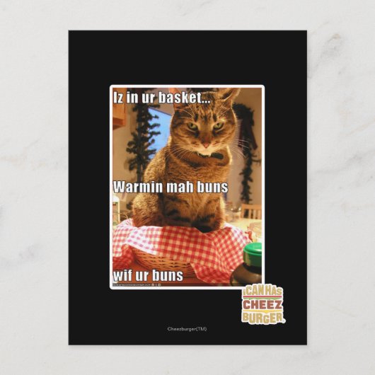 Warmin mah broodjes briefkaart (Voorkant)
