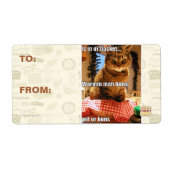 Warmin mah broodjes etiket (Voorkant)