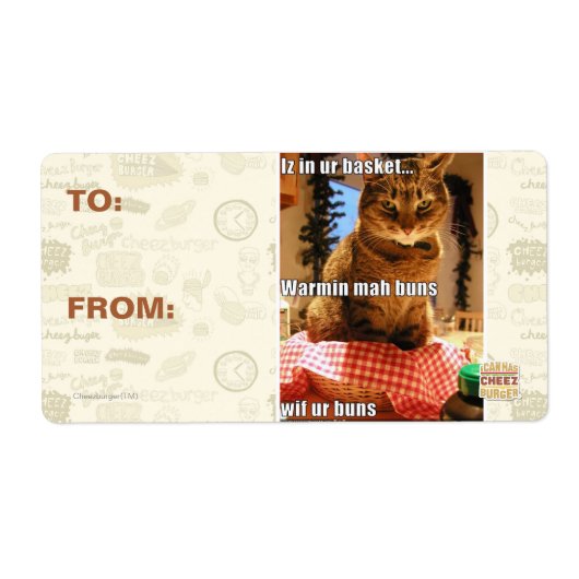 Warmin mah broodjes etiket (Voorkant)