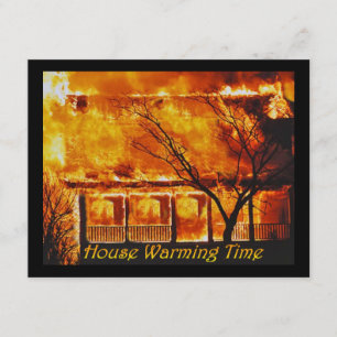 Warming van het huis kaart