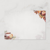 Warming Wassail Basic Blank Recept Kaart (Voorkant)