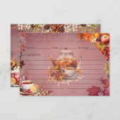 Warming Wassail Recept Kaart (Voorkant / Achterkant)