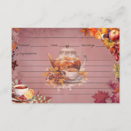 Warming Wassail Recept Kaart