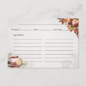 Warming WassailBasic Recept Kaart (Voorkant)